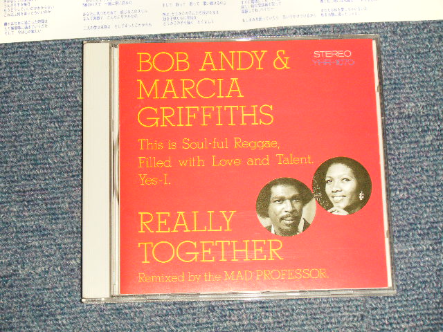 Photo1: BOB ANDY & MARCIA GRIFFITHS ボブ・アンディ＆マーシャ・グリフィス  - REALLY TOGETHER  (MINT-/MINT-) /1993 JAPAN ORIGINAL Used CD 