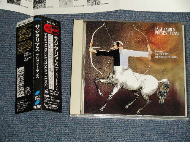 Photo1: THE SAGITTALIUS サジタリアス - PRESENT TENSEプレゼント。テンス (MINT/MINT) / 1991 JAPAN Used CD with OBI