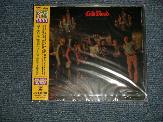 Photo1: COLD BLOOD コールド・ブラッド - FIRST TASTE OF SIN ファースト・テイスト・オブ・シン (SEALED) / 2008 JAPAN "BRAND NEW SEALED" CD with OBI