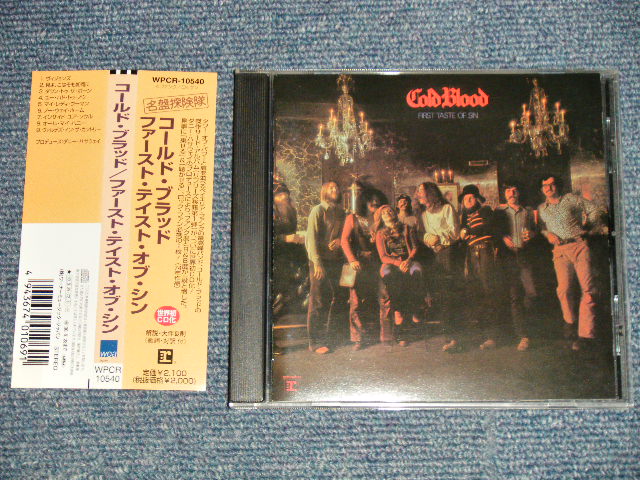 Photo1: COLD BLOOD コールド・ブラッド - FIRST TASTE OF SIN ファースト・テイスト・オブ・シン (Ex+++/MINT) / 1999 JAPAN  Used CD with OBI