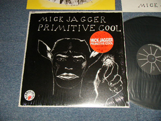 Photo1: MICK JAGGER ミック・ジャガー (The ROLLING STONES ローリング・ストーンズ) - PRIMITIVE COOL プリミティヴ・クール(MINT/MINT) /  1987 JAPAN ORIGINAL "PROMO" Used LP with SEAL OBI 