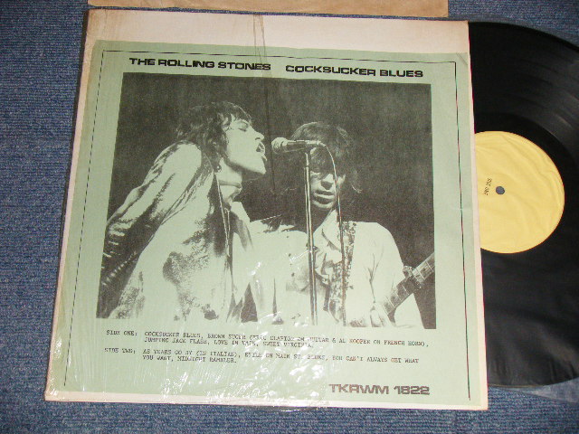 Photo1: THE ROLLING STONES - COCKSUCKER BLUES (Ex+/Ex+++ EDSP) / 1977 BOOT COLLECTORS Used LP