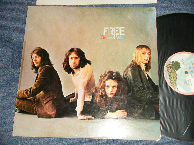 Photo1: FREE フリー - FIRE AND WATER ファイアー・アンド・ウォーター(Ex+/Ex+++) / 1972 JAPAN ORIGINAL "PINK RIM Label" Used Used  LP