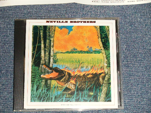 Photo1: NEVILLE BROTHERS ネヴィル・ブラザーズ - FIRE ON THE BAYOU (MINT-/MINT)/1987 JAPAN ORIGINAL Used CD