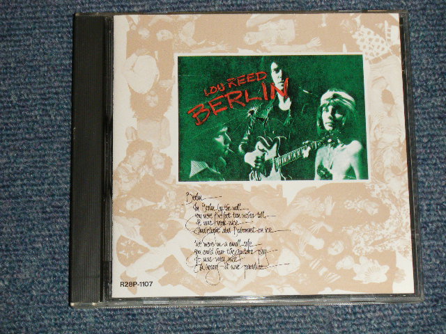 Photo1: LOU REED ルー・リード - BERLIN (MINT-/MINT) / 1987 JAPAN ORIGINAL Used CD 