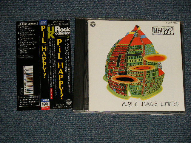 Photo1: P.I.L. PUBLIC IMAGE LIMITED パブリック・イメージ・リミテッド - HAPPY? (MINT-/MINT) / 1991 JAPAN  Used CD With Obi 