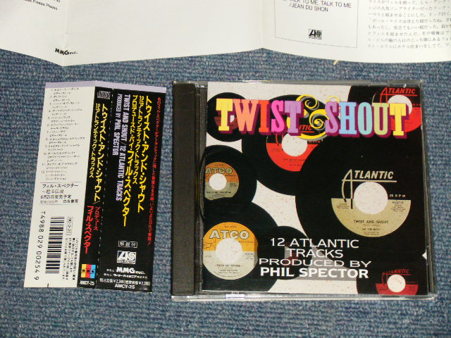 Photo1: Various - ツイスト(トゥイスト)&シャウト TWIST AND SHOUT / 12 ATLANTIC TRACKS(MIT/MINT) / 1990 JAPAN ORIGINAL 1st ISUUE "PROMO" Used CD with OBI