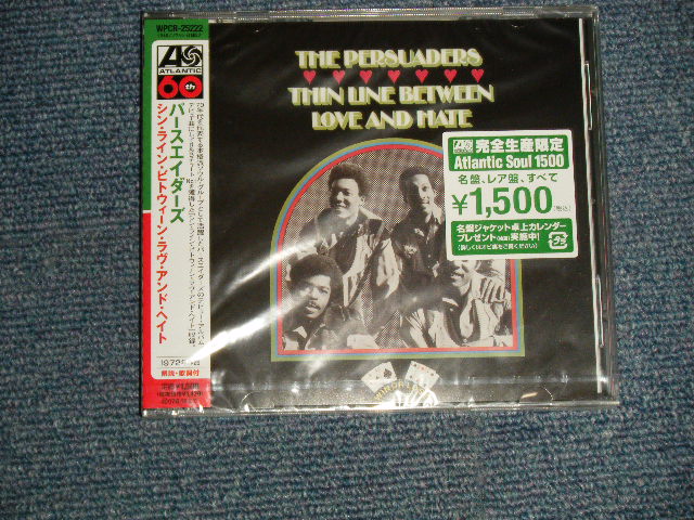 Photo1:  The PERSUADER パースエイダーズ - THIN LINE BETWEEN LOVE AND HATE シン・ライン・ビトウィーン・ラヴ・アンド・ヘイト  (SEALED) / 2006 IJAPAN  "BRAND NEW SEALED" CD With OBI 