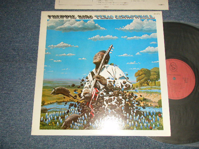 Photo1: FREDDIE KING フレディ・キング - TEXAS CANNONBALL テキサス・キャノンボール(MINT-/MINT-) / 1978 Version JAPAN REISSUE  Used LP 
