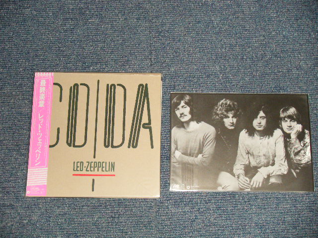 Photo1: LED ZEPPELIN レッド・ツェッペリン - CODAコーダ (最終楽章)  (With BONUS POSTCARD) (Sealed) / 2003 JAPAN "Mini-LP PAPER SLEEVE 紙ジャケ" "BRAND NEW SEALED" CD  With OBI 
