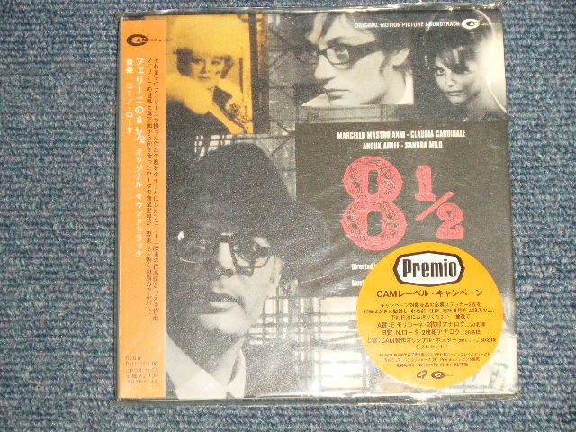 Photo1: Ost : NINO ROTA  ニーノ・ロータ - 8½ フェリーニの8½  (Sealed) / 2002 JAPAN ORIGINAL "PROMO" "MINI-LP Paper Sleeve 紙ジャケ" "BRAND NEW SEALED" CD With OBI 
