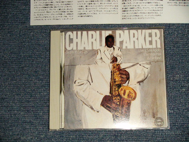 Photo1: CHARLIE PARKER チャーリー・パーカー - BIRD WITH STRINGS : Live at The Apollo, Carnegie Hall & Birdland (MINT-/MINT)/ 1988 JAPAN ORIGINAL Used CD 