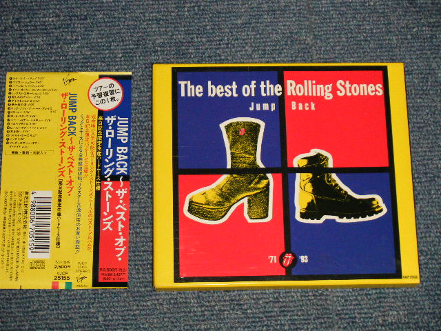 Photo1: THE ROLLING STONES ローリング・ストーンズ - JUMP BACK 〜ザ・ベスト・オブ (MINT/MINT)  /  1995 JAPAN ORIGINAL "PROMO" Used CD with BOX/SLIP CASE  with OBI 