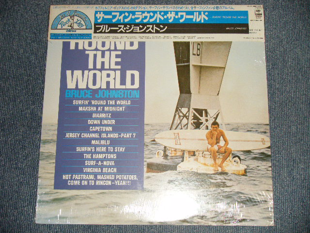 Photo1: BRUCE JOHNSTON ブルース・ジョンストン - SURFIN' 'ROUND THE WORLD サーフィン・ラウンド・ザ・ワールド (SEALED) /1981 JAPAN REISSUE "BRAND NEW SEALED" LP with OBI