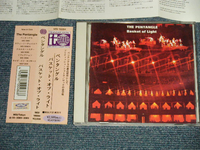 Photo1: THE PENTANGLE ペンタングル - BASKET OF LIGHT バスケット・オブ・ライト(MINT/MINT) / 1995 IMPORT + JAPAN 輸入盤国内仕様 Used CD  with OBI