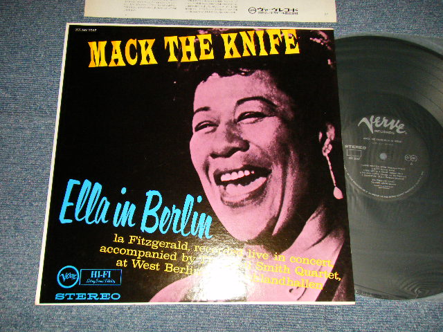 Photo1: ELLA FITZGERALD  エラ・フィッツジェラルド  - MACK THE KNIFF : ELLA IN BERLIN エラ・イン・ベルリン (Ex+++/MINT-) / 1973 Version JAPAN Used LP 