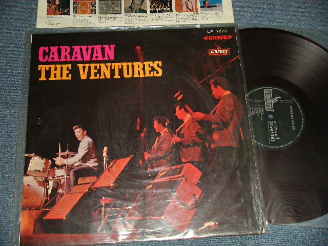 Photo1: THE VENTURES ベンチャーズ - CARAVAN (MINT-/MINT) / 1965 JAPAN ORIGINAL "SOFT COVER" "¥1,800 Mark" "RED WAX" Used LP
