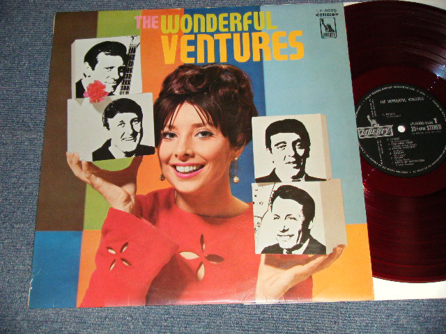 Photo1: THE VENTURES ベンチャーズ - The WONDERFUL VENTURES ロック・アルバム (Ex+/Ex+++ EDSP) / 1967 JAPAN ORIGINAL "SOFT COVER" "¥2,000 Mark" "RED WAX" Used LPEx++/Ex+++