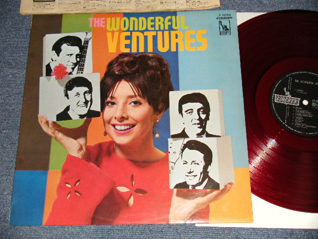 Photo1: THE VENTURES ベンチャーズ - The WONDERFUL VENTURES ロック・アルバム (Ex++/Ex+++) / 1967 JAPAN ORIGINAL "SOFT COVER" "¥2,000 Mark" "RED WAX" Used LPEx++/Ex+++