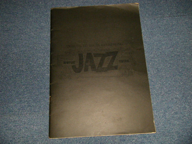 Photo1: THE 3RD NEWPORT JAZZ FESTIVAL : TRIBUTE TO LOUIS ARMSTRONG (E) / 1971? JAPAN ORIGINAL TOUR BOOK 