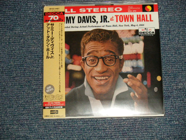Photo1: SAMMY DAVIS, JR. サミー・デイビス・Jr. - AT TOWN HALL アット・タウン・ホール (SEALED) / 2004 JAPAN ORIGINAL "MINI-LP CD / PaperSleeve / 紙ジャケ" "BRAND NEW SEALED"CD with OBI