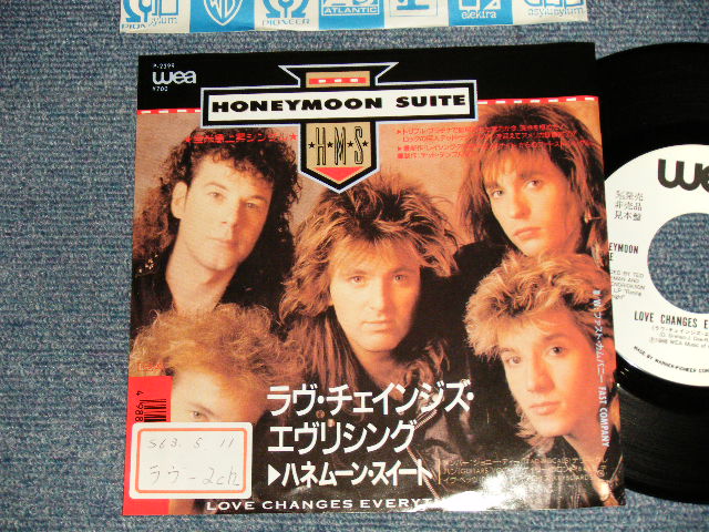 Photo1: HONEYMOON SUITE ハネムーン・スイート - A)LOVE SCHANGES EVERYTHING  B)FAST COMPANY (Ex++/MINT- STOFC) / 1988 JAPAN ORIGINAL "WHITE LABEL PROMO" Used 7"45 Single
