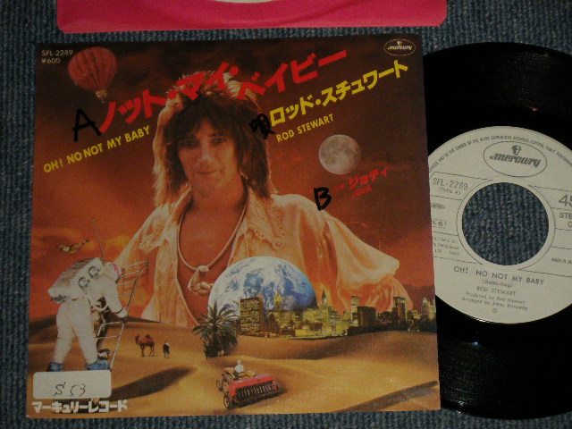 Photo1: ROD STEWART ロッド・スチュワート - A)OH! NO NOT MY BABY ノット・マイ・ベイビー  B)JODIE ジョディ (Ex/Ex+++ STOFC, WOFC) / 1978 JAPAN ORIGINAL "WHITE LABEL PROMO" Used 7" SINGLE 