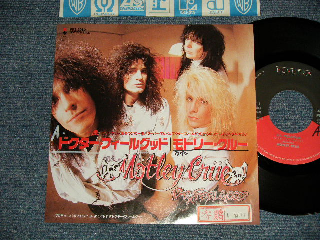 Photo1: MOTLEY-CRUE Mötley Crüe モトリー・クルー - A) DR. FEELGOOD   B) T.n.t. DR. FEELGOOD  (Ex/MINT- STOFC, SWOL)   / 1989 JAPAN ORIGINAL "PROMO ONLY" Used 7" 45rpm SINGLE
