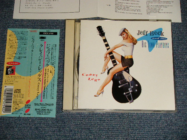 Photo1: JEFF BECK and the BIG TOWN PLAYBOYS ジェフ・ベック  - CRAZY LEGS クレイジー・レッグス  / 1993 JAPAN ORIGINAL Used CD With OBI 