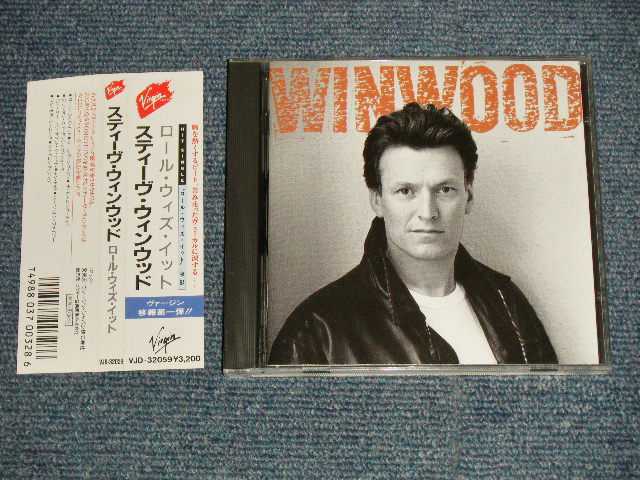 Photo1: STEVE WINWOOD スティーヴ・ウインウッド - ROLL WITH IT (MINT-/MINT) / 1988 JAPAN ORIGINAL Used CD With OBI  