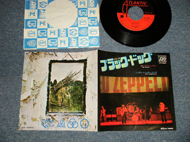 Photo1: LED ZEPPELIN レッド・ツェッペリン -  A)BLACK DOG  B)MISTY MOUNTAIN HOP (Ex/MINT-)   / 1976 Version JAPAN REISSUE "600 Yen Mark" Used 7" Single 