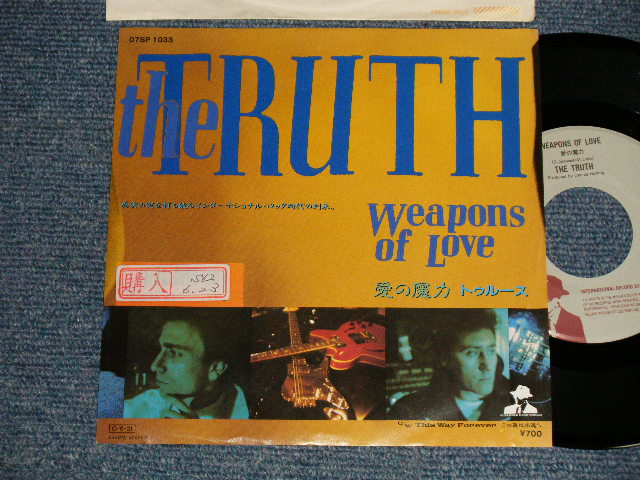Photo1: The TRUTH トゥルース - A)WEAPONS OF LOVE  愛の魔力   B)THIS WAY FOREVER この道は永遠に (Ex++/MINT- STOFC) / 1987 JAPAN ORIGINAL Used 7" 45rpm SINGLE