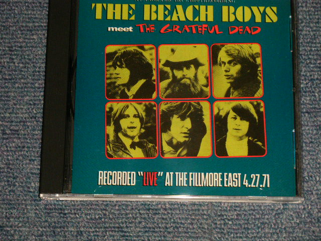 Photo1: THE BEACH BOYS Meet The GRATEFUL DEAD - RECORDED "LIVE AT THE FILMORE EAST 4.27.71" (NEW) /  COLLECTOR'S BOOT "BRAND NEW" CD