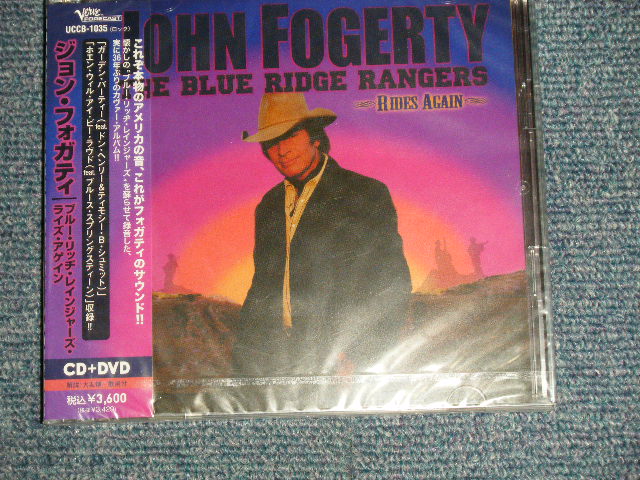 Photo1: JOHN FOGERTY ジョン・フォガティ(Ex:CCR CREEDENCE CLEARWATER REVIVALクリーデンス・クリアウォーター・リバイバル ) - THE BLUE RIDGE RANGERS ~RIDES AGAIN~ ブルー・リッヂ・レインジャーズ・ライズ・アゲイン (SEALED) / 2009 JAPAN ORIGINAL "BRAND NEW SEALED" CD + DVD with OBI