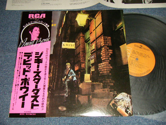 Photo1: DAVID BOWIE デビッド・ボウイ - THE RISE AND FALL OF ZIGGY STARDUST  ジギー・スターダスト (MINT-/MINT) / 1976 Version JAPAN REISSUE Used LP with OBI