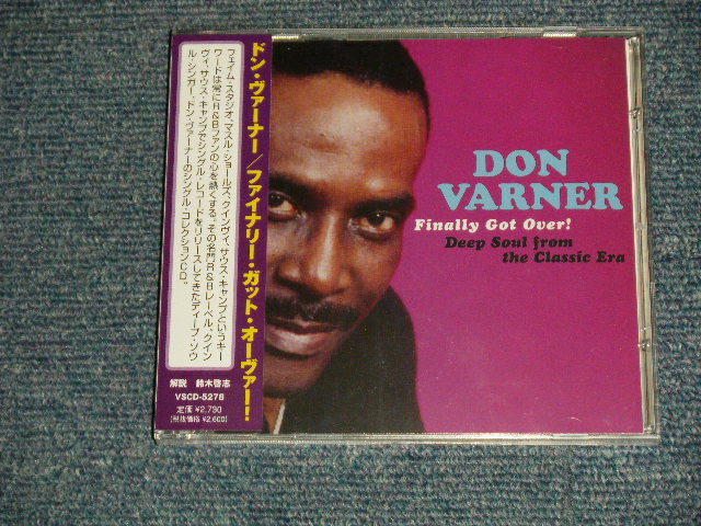 Photo1: DON VARNER ドン・ヴァーナー - NALLEY GOT OVER! ファイナリー・ガット・オーヴァー!  (SEALED) /  2005 JAPAN + UK IMPORT 輸入盤国内仕様 " BRAND NEW SEALED" CD with OBI