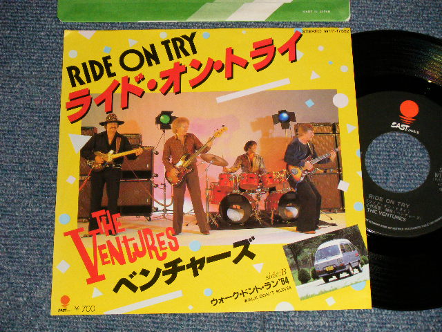 Photo1: THE VENTURES ベンチャーズ  - A)RIDE ON TRY ライド・オン・トライ  B)WALK, DON'T RUN '64 (MINT-/MINT) / 1982 JAPAN ORIGINAL "¥700Yen Mark".. Used 7" Single 