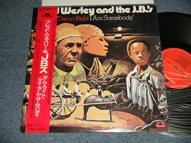 Photo1: FRED WESLEY & THE JB's - DAMN LIGHT I AM SOMEBODY (Ex++/MINT-)  / 1990 JAPAN Used LP  With OBI
