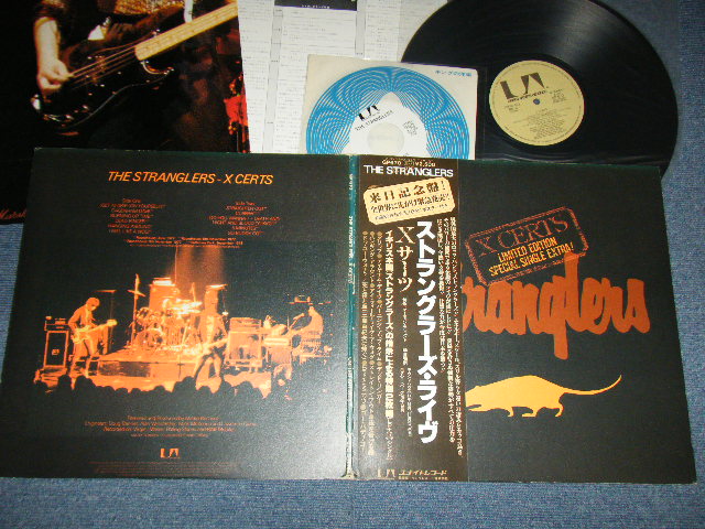 Photo1: THE STRANGLERS ストラングラーズ - XCERTS LIMITED EDITION SPECIAL SINGLE EXTRA  Ｘサーツ (Ex+/MINT-) / 1979 JAPAN ORIGINAL  Used LP with OBI + POSTER + Bonus 45's