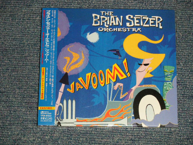 Photo1: BRIAN SETZER ORCHESTRA - VAVOOM! (1st Press) (SEALED) / 2000 JAPAN Limited 1st Press With CASE "BRAND NEW SEALED"   CD with OBI 