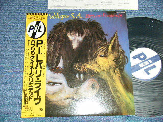 Photo1: P.I.L. PUBLIC IMAGE LIMITED パブリック・イメージ・リミテッド - Paris Au Printemps   P.I.L.パリ・ライヴ (Ex+++/MINT-) / 1981 JAPAN ORIGINAL Used LP with OBI 