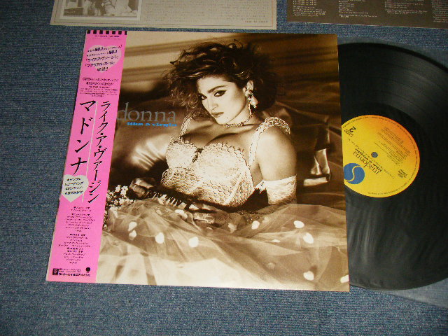 Photo1: MADONNA  マドンナ - LIKE A VIRGIN (MINT-/MINT-) / 1984 JAPAN ORIGINAL  Used LP with1st Press OBI