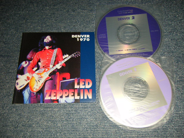 Photo1: LED ZEPPELIN - DENVER 1970 (NEW) / ORIGINAL COLLECTORS(BOOT) "Mini-LP PAPER SLEEVE" "BRAND NEW" 2-CD 