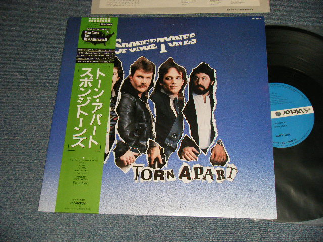 Photo1: SPONGETONES スポンジトーンズ - TORN APART トーン・アパート (MINT-/MINT) / 1985 JAPAN ORIGINAL Used LP with OBI 
