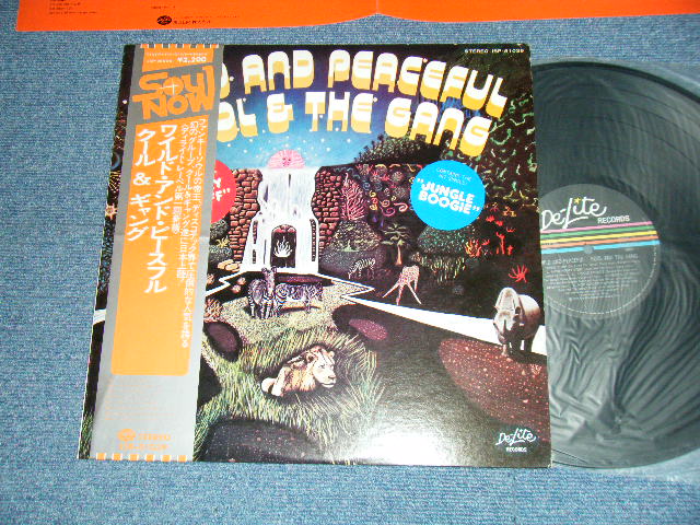 Photo1: KOOL & THE GANG - WILD AND PEACEFUL(Ex+++/Ex+++) / 1973 JAPAN ORIGINAL Used LP With OBI 
