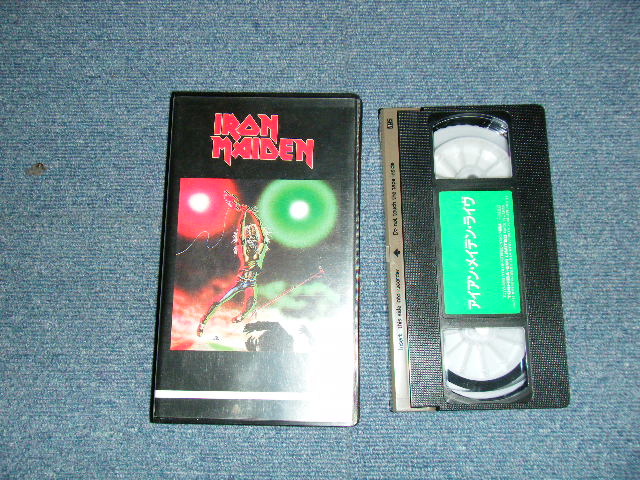 Photo1: IRON MAIDEN アイアン・メイデン - IRON MAIDEN LIVE アイアン・メイデン・ライヴ (MINT-/MINT) / 1991 JAPAN ORIGINAL "NTSC SYSTEM" Used VHS VIDEO 