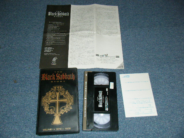 Photo1: BLACK SABBATH ブラック・サバス - THE BLACK SABBATH STORY ストーリー・オブ・ブラック・サバス   (MINT-/MINT) / 1991 JAPAN ORIGINAL "NTSC SYSTEM" Used VHS VIDEO 