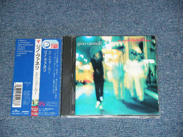 Photo1: GINO VANNELLI ジノ・バネリ - NIGHT WALKER ナイトウォーカー  (MINT-/MINT) / 1995  Japan ORIGINAL Used CD with OBI