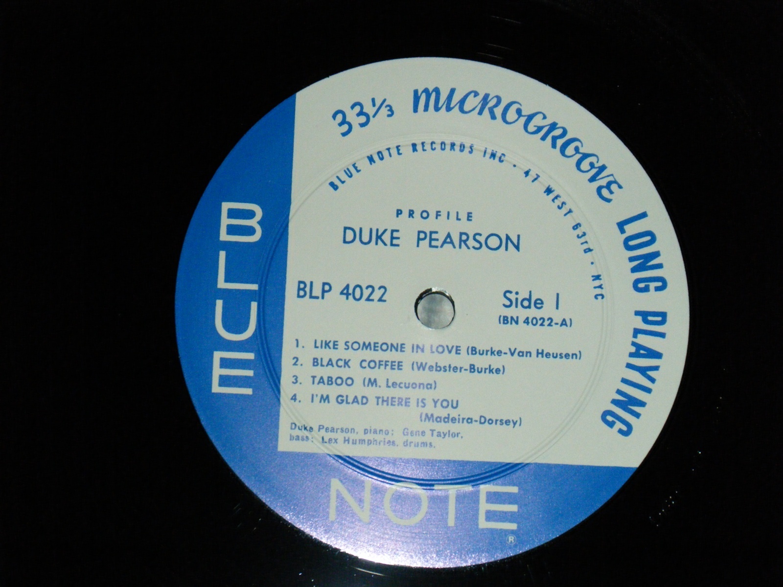 Photo8: DUKE PEARSON - PROFILE (MINT-/MINT) / 2012 JAPAN "180 Gram"  Used LP