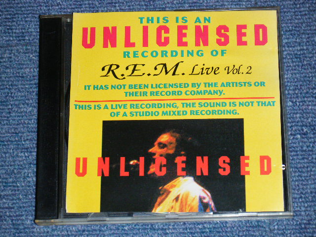 Photo1: R.E.M. - R.E.M. Live Vol. 2 (Ex/MINT) / AUSTRALIA ORIGINAL COLLECTOR'S (BOOT)  Used CD 